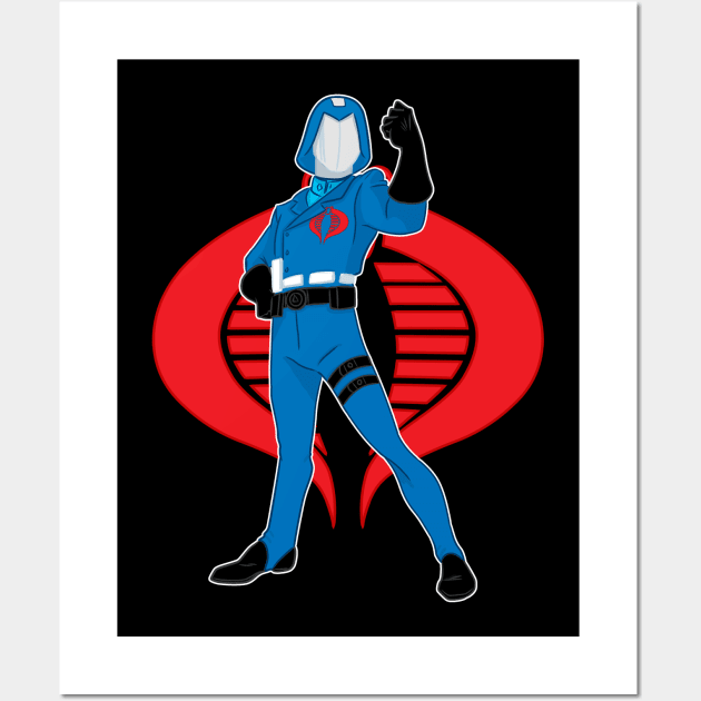 Cobra Commander rise Wall Art by AlanSchell76